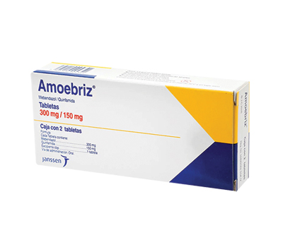 AMOEBRIZ 2 TABLETAS VÍA ORAL