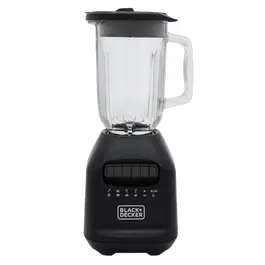 Black & Decker licuadora ice crush 1.5 lts jarra de vidrio negra - BL2209GBB-LA