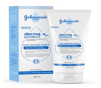 JOHNSON´S BABY DERMA PROTECT HIDRATANTE NUTRITIVA CREMA 200 ML