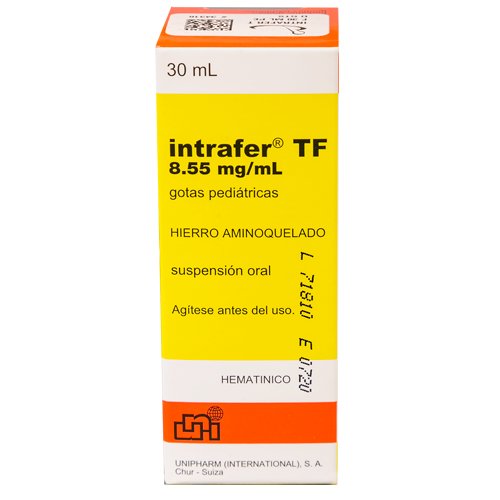 INTRAFER TF PEDIATRICO GOTAS 30 ML