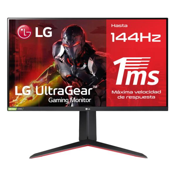 Monitor 27 Pulg LG 27GN65R-B FHD 1920×1080 144Hz DP HDMI Plano Slim