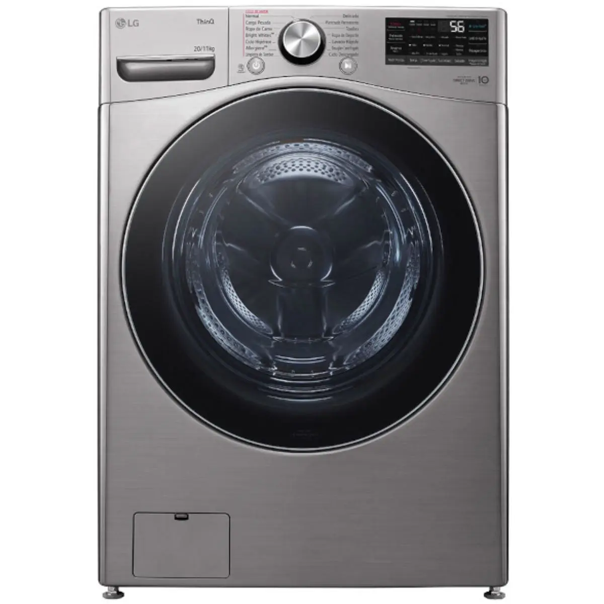 Lavasecadora LG Inverter 20KG WD20VV2S6R | THINQ | Wi-Fi