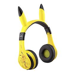 eKids Pokemon Pikachu Bluetooth Kids Headphones with Microphone