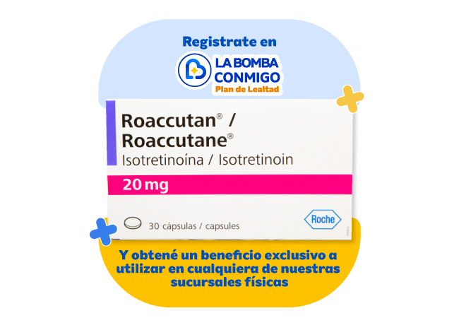 ROACCUTANE 20 MG TABLETAS VIA ORAL