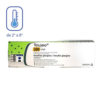TOUJEO SOLOSTAR 300U 1ML JERINGA PRELLENADA INYECTABLE