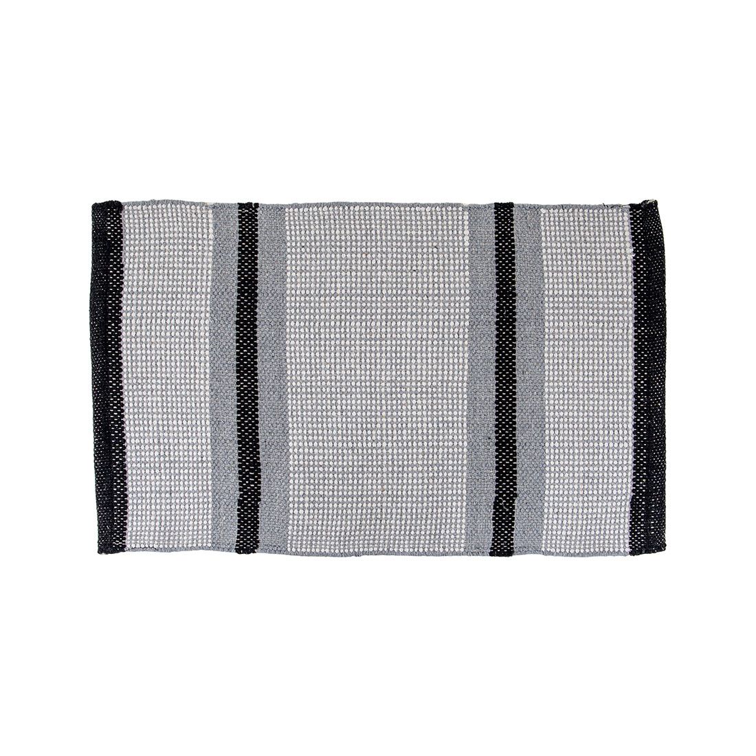 Alfombra baño tejida estampada poliéster y algodón 40x60cm