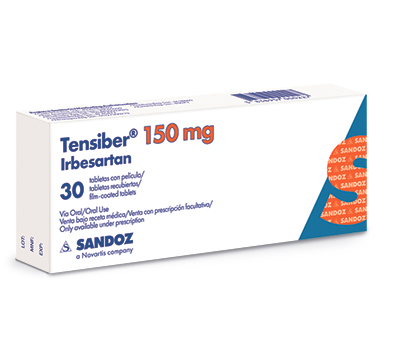 TENSIBER SANDOZ 150MG TABLETAS VIA ORAL