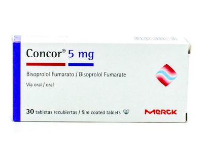 Concor 5 mg 30 tabletas