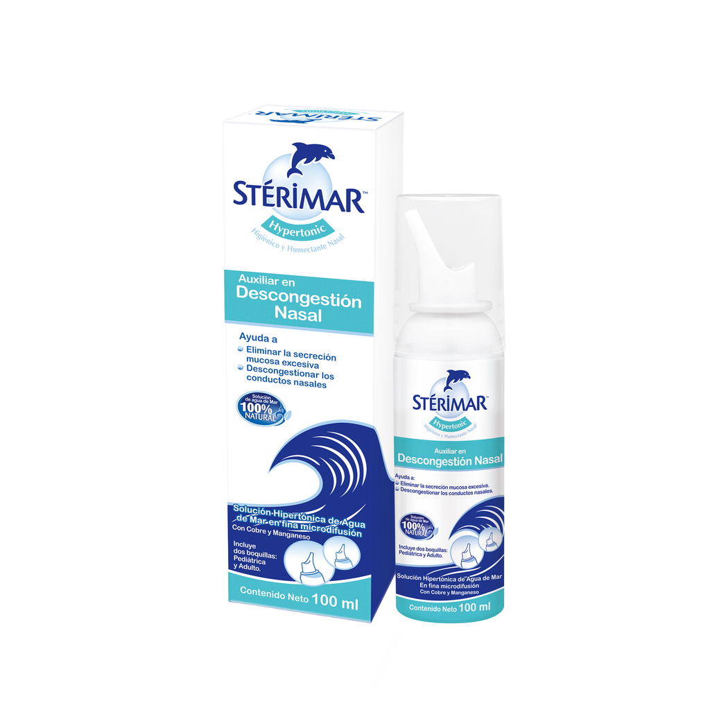 Stérimar Hipertónico Spray Nasal 100ml Descongestión Nasal