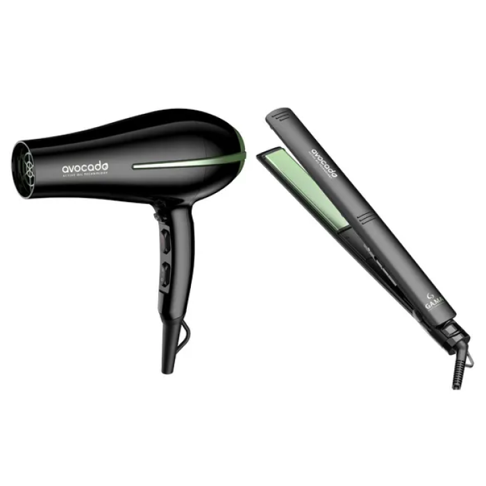 PACK PLANCHA Y SECADORA DE CABELLO AVOCADO GAMA