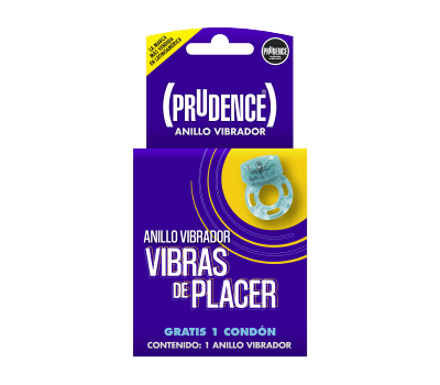 PRUDENCE ANILLO VIBRADOR + CONDÓN GRATIS