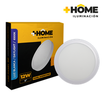 Panel Led Luz Dia 12 W + Home Iluminacion