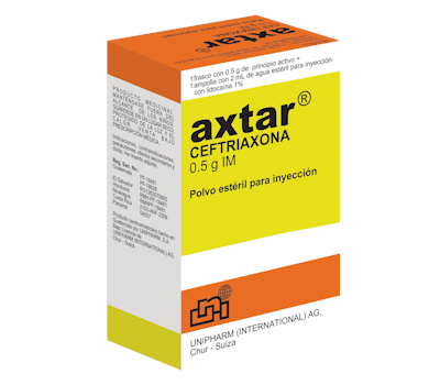AXTAR 0.5 GR INYECTABLE 1 AMPOLLA