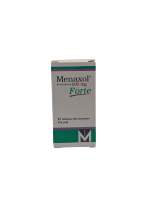 Menaxol Forte, 600 mg, 10 tabletas eferevescentes