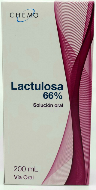 Lactulosa, solucion oral 66%, 200 ml