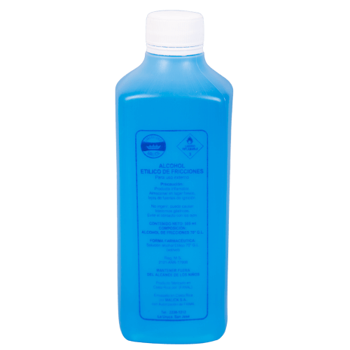 ALCOHOL DE FRICCIONES 500 ML