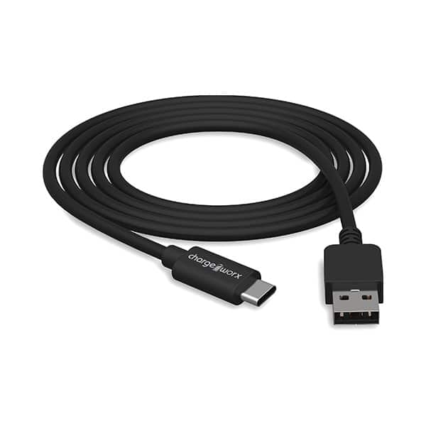 ChargeWorx Cable USB-C a USB-A negro