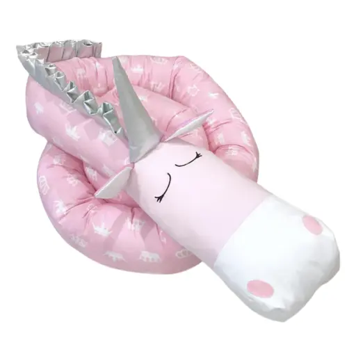 Almohada para Cuna La Gotera Unicornio Rosa AD047