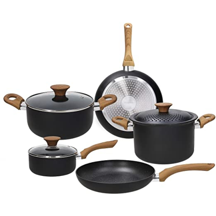 SET SARTENES 8PC ROCK IN WOOD TOGNANA (8056444097443)