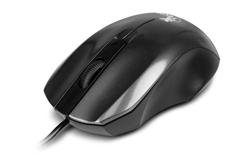 Mouse Óptico 3D Con Diseño Ambidextro, 800dpi, USB, XTM-185 Xte