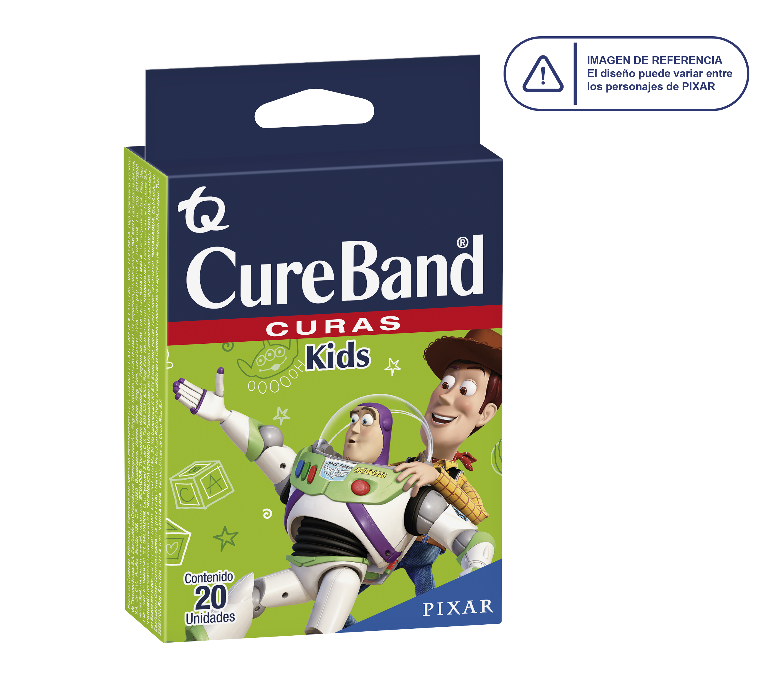 Cureband curas niños x20 unidades