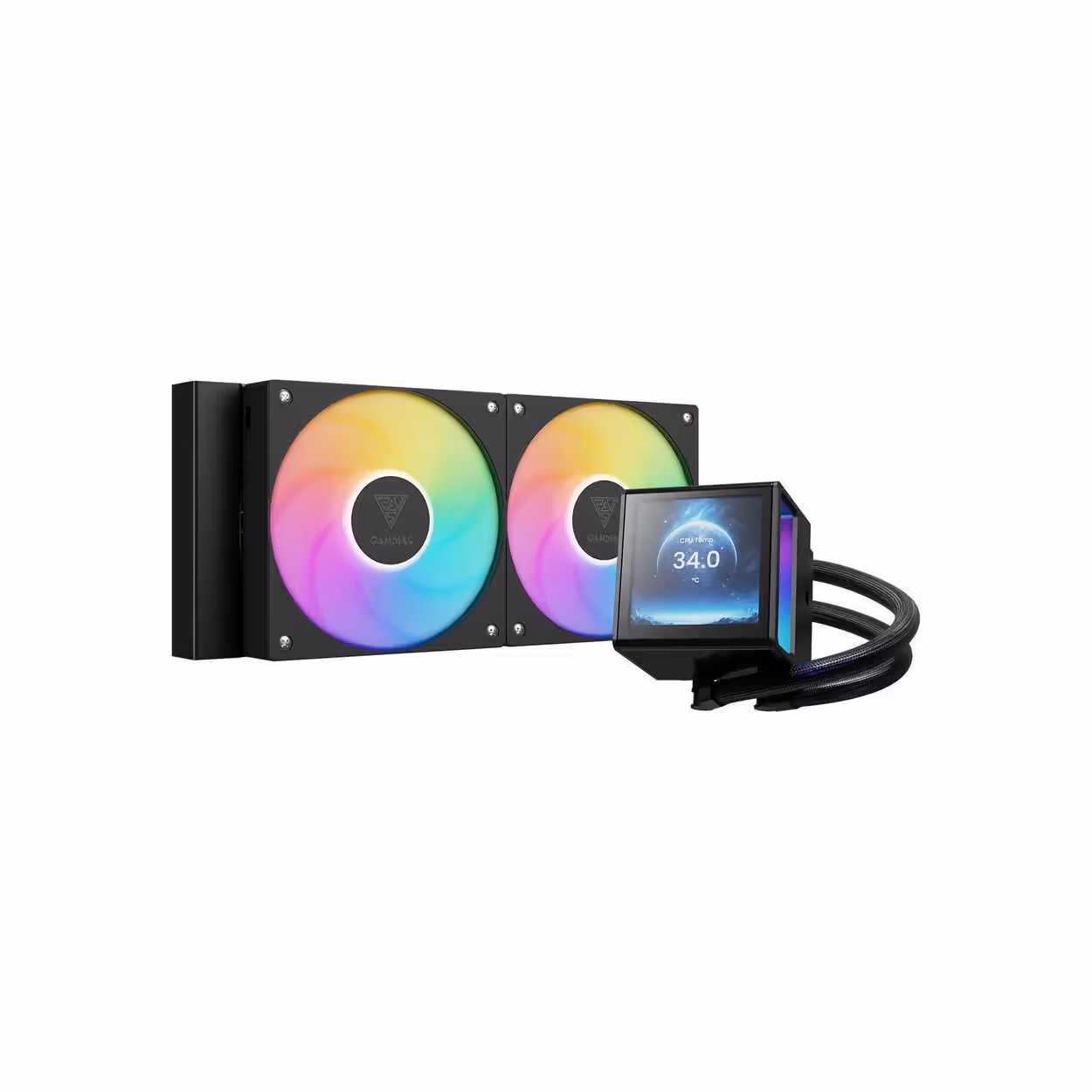 ENFRIAMIENTO LIQUIDO GAMDIAS CHIONE P5 240 ARGB – NEGRO