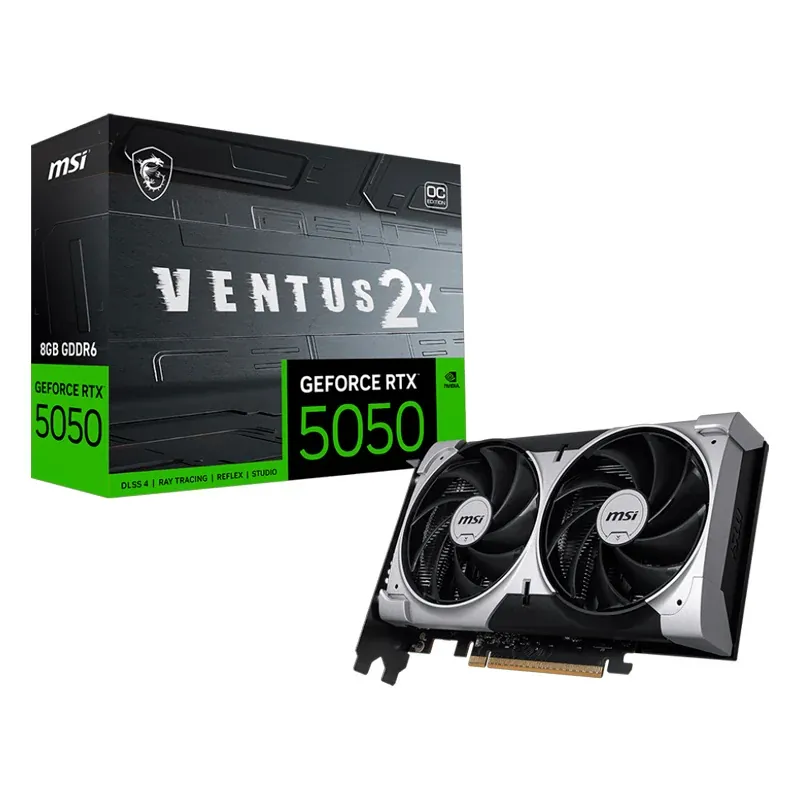 TARJETA DE VIDEO MSI RTX 5050 8GB VENTUS 2X OC
