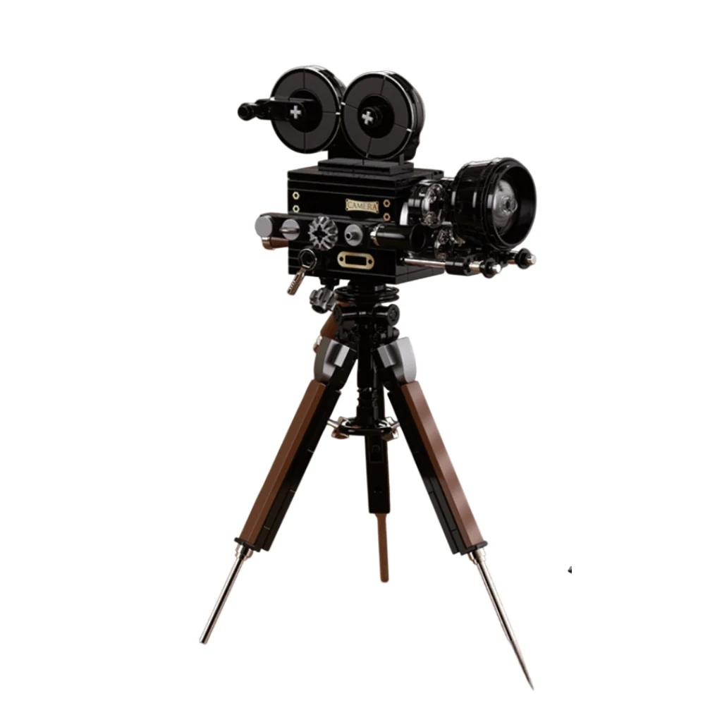 Miomu Bloques Armables, Proyector Cinemátografico Luces, Cámara y Acción