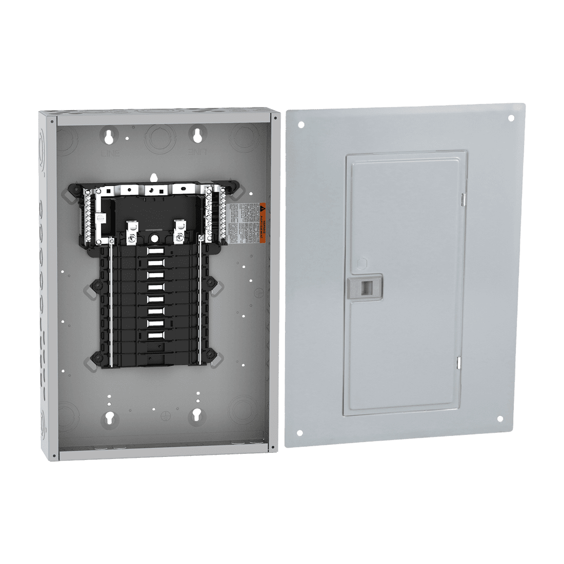 SCHNEIDER QO116L125PG+QOC24UF COMBO CENTRO DE CARGA QO 120/240V 1 FASE N/S UL 16 CIRCUITOS 125A + CUBIERTA PARA EMPOTRAR