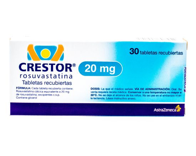 Crestor 20 mg caja 30 comprimidos