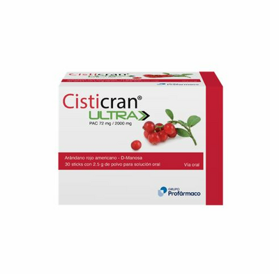 Cisticran Ultra 72/2000 mg 30 capsulas