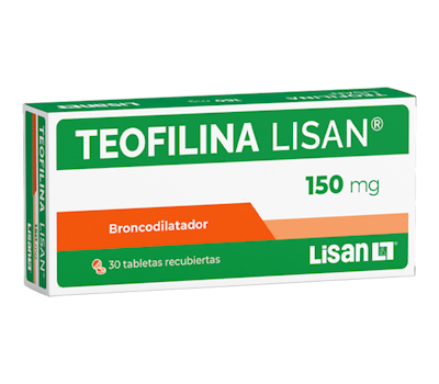 LISAN TEOFILINA 150MG TABLETAS