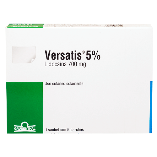 VERSATIS 5% PARCHES 700 MG
