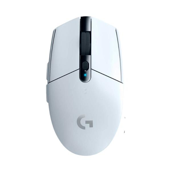 Mouse Logitech G305 Lightspeed con Receptor 12000 DPI Inalámbrico – Blanco