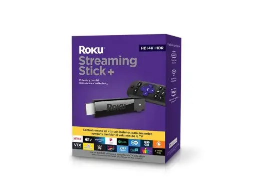 Dispositivo de Streaming Roku Streaming Stick+ 4K Negro 3810MX