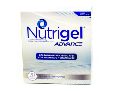 Nutrigel ADVANCE sabor neutro 30 sobres 10.5 g