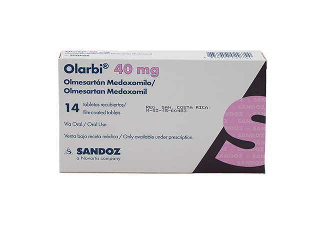 OLARBI TABLETAS 40 MG X 14 UNIDADES