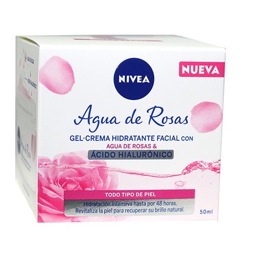 NIVEA AGUA DE ROSAS 50 ML GEL