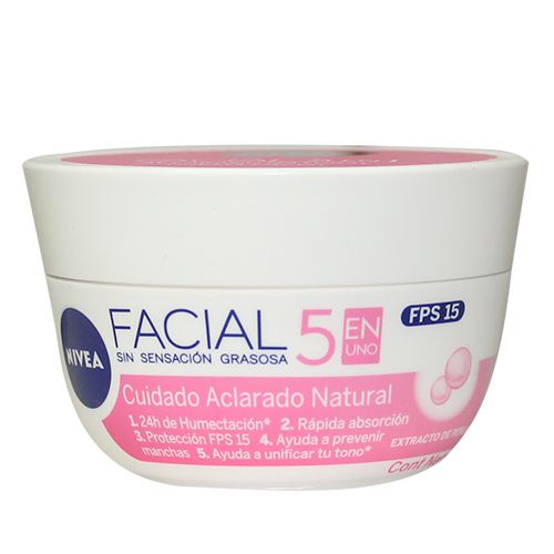 NIVEA CUIDADO ACLARADO NATURAL 50 ML