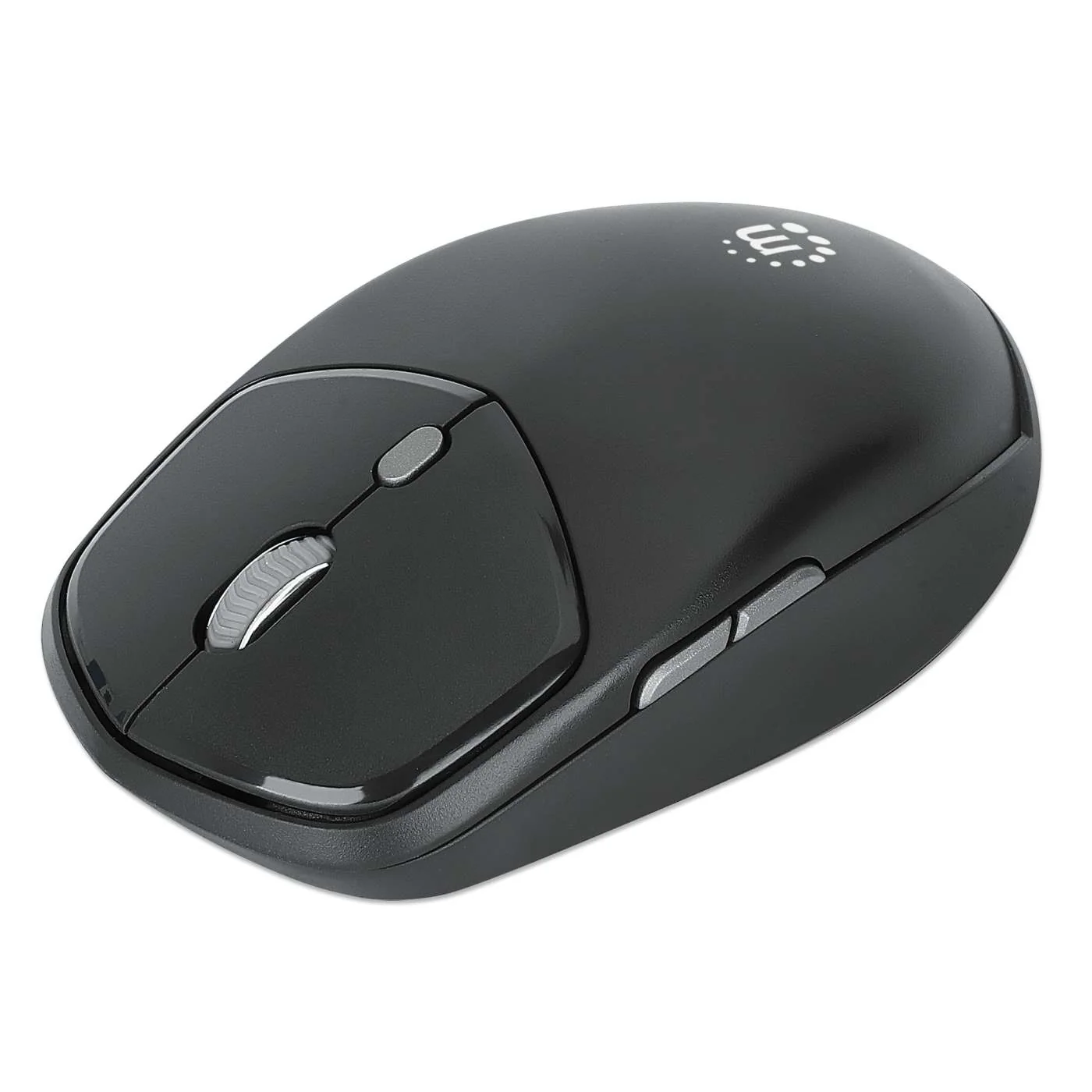 Mouse Manhattan 190244 USBA y USB-C / compacto ambidiestro