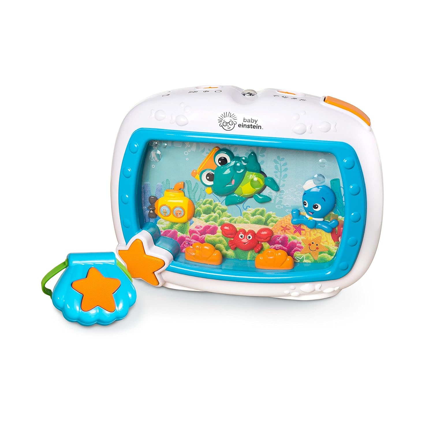 Baby Einstein Sea Dreams – Juguete calmante con control remoto, luces y sonido