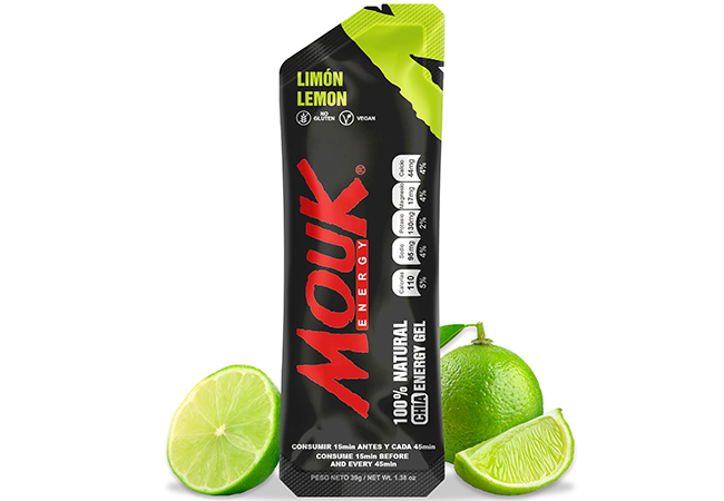 MOUK Energy limón gel energético 1.38 oz
