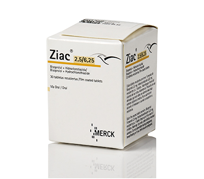 ZIAC 2.5/6.25MG TABLETAS VIA ORAL