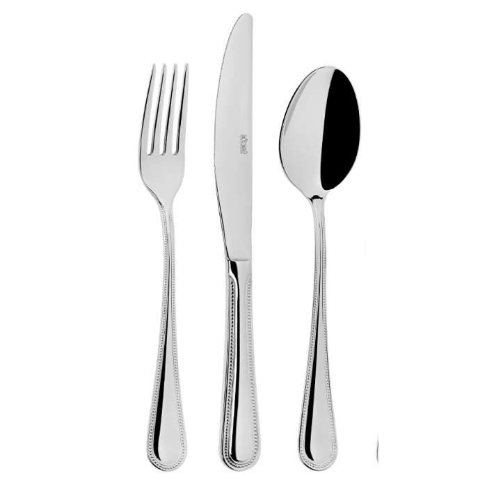 CUBIERTOS JGOX24 PERLA ACERO INOXIDABLE ABERT