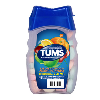 Tums Antiacido frutas 48 tabletas
