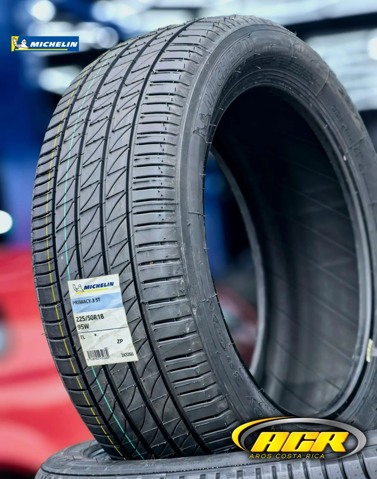 225/50R18 Michelin Primacy 3 Run Flat