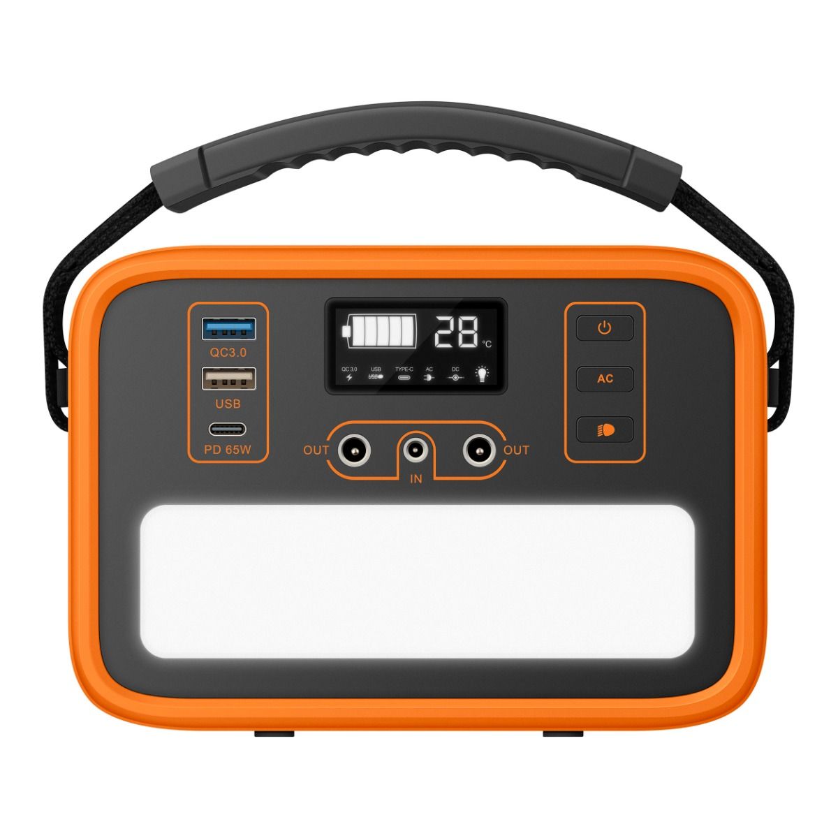 Estación de energía portátil de 48,000 mAh con inversor de corriente de 150 W (110 Vca)