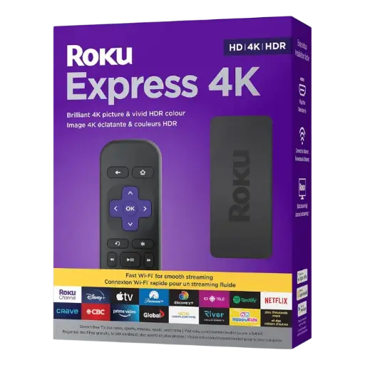 Dispositivo de Streaming Roku Express 4K Negro 3940MX