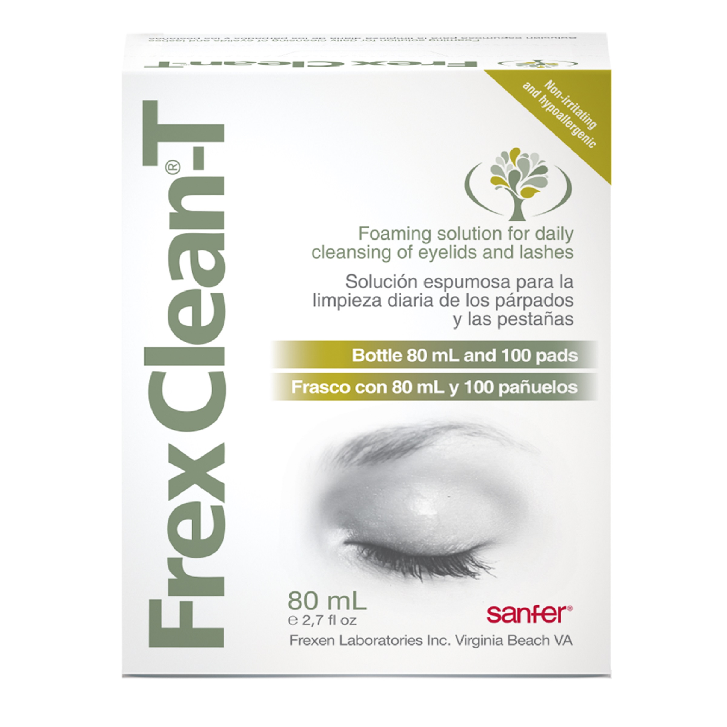 Frex Clean T Limpiador párpados y pestañas 80ml