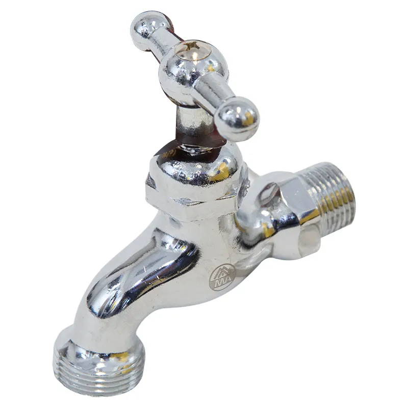 Llave de chorro recta 3/4" - 1/2" de mariposa 120 psi MA Faucet